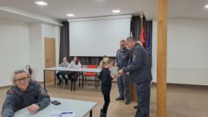 Danes so naši mladih gasilci izvedli svoj 13